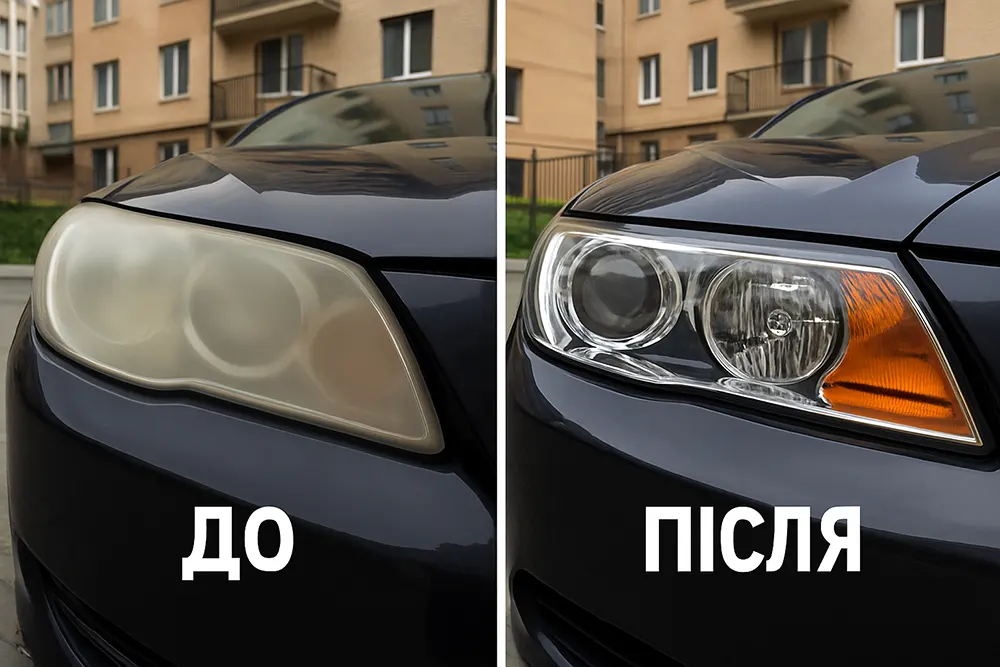Як полірувати фари вдома