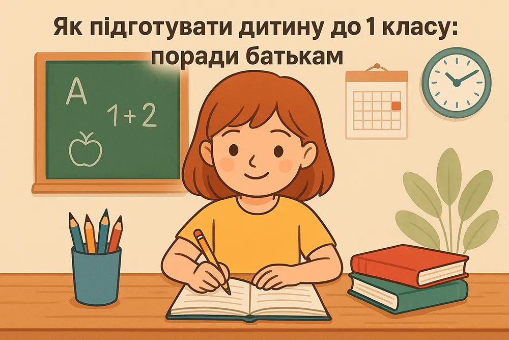 Як підготувати дитину до 1 класу