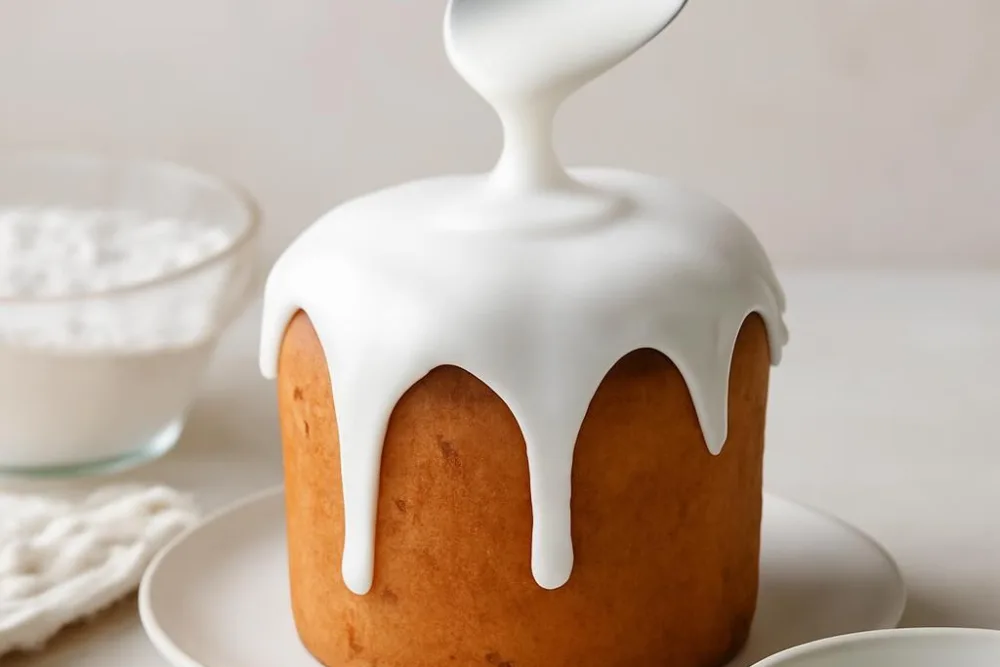 Как сделать глазурь для пасхи из сахарной пудры: простой рецепт