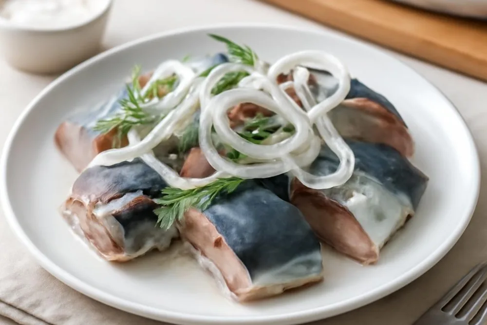 Як приготувати оселедець з замороженої скумбрії вдома