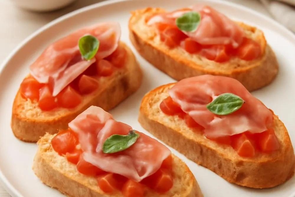 Как приготовить вкусные брускеты с хамоном дома