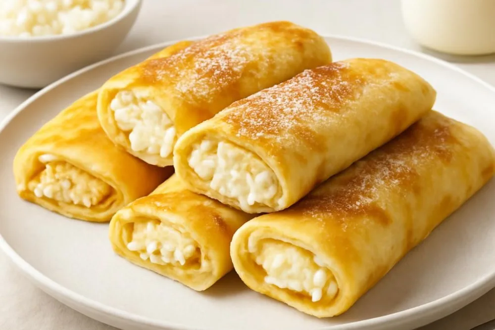 Як приготувати смачні налисники з сиром у домашніх умовах