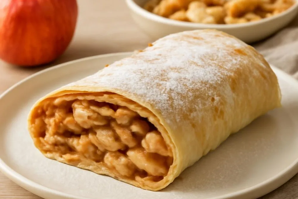 Як приготувати смачний лаваш з яблуками вдома