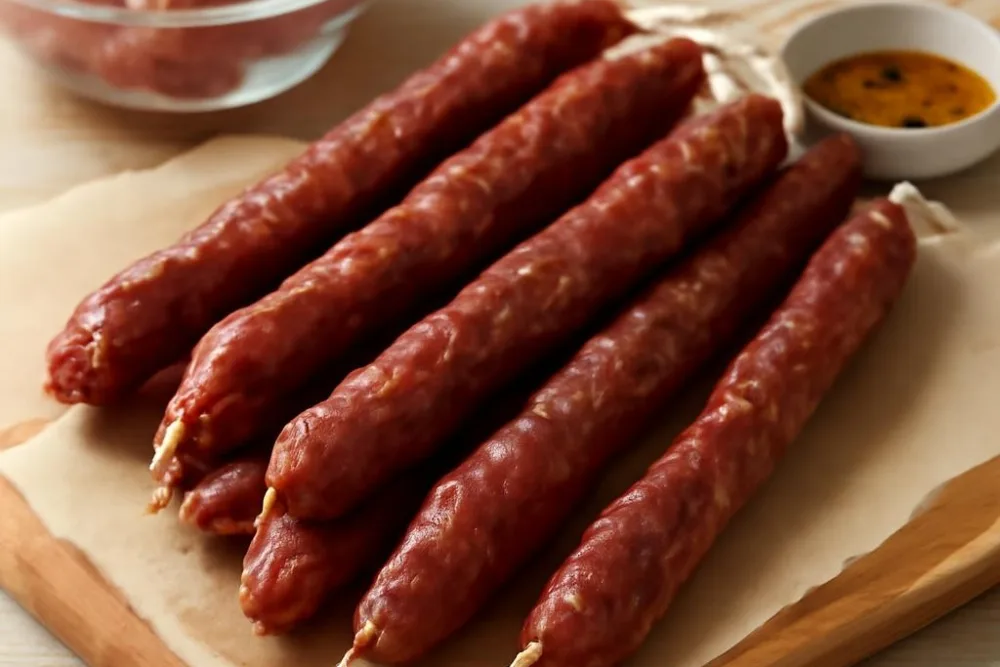 Як приготувати сушені ковбаски вдома: покроковий рецепт