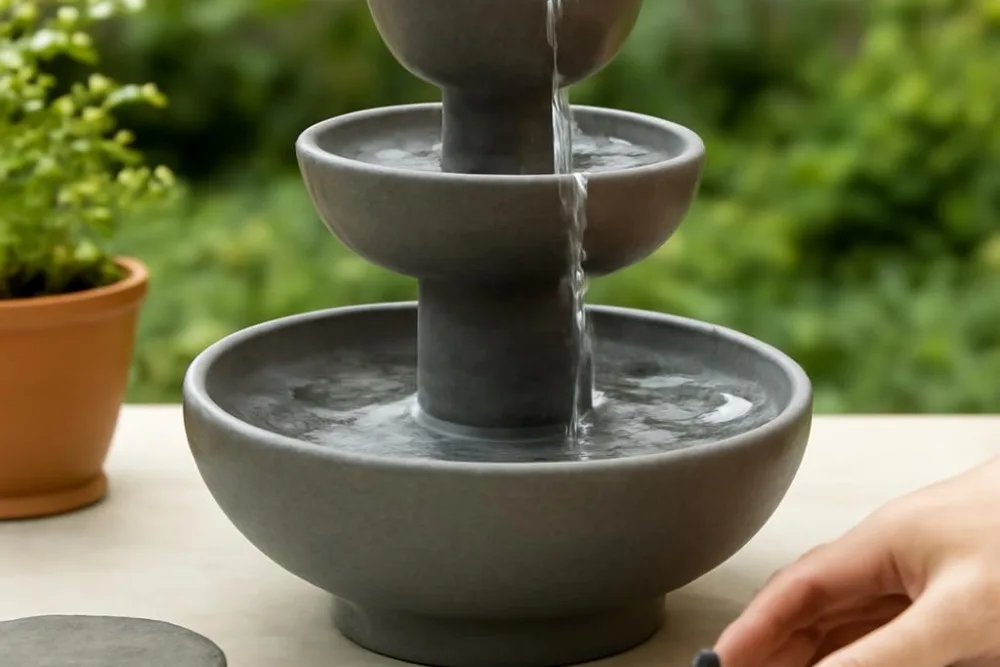 Как сделать декоративный фонтан своими руками: пошаговое руководство