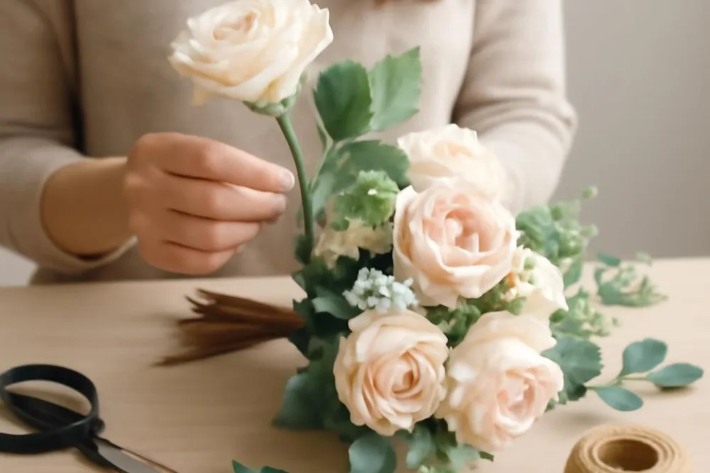 Як зробити букет із штучних квітів своїми руками: покрокова інструкція