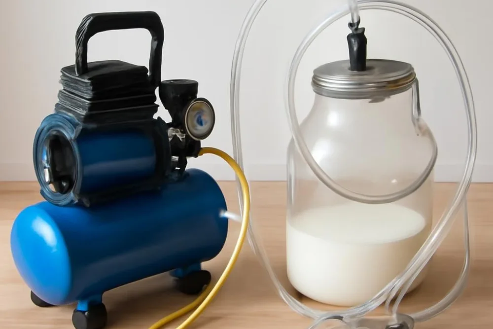 Як зробити доїльний апарат з компресора власноруч