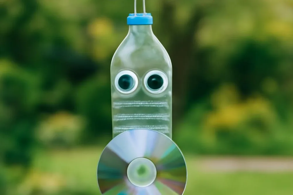 Как сделать эффективный отпугиватель птиц из пластиковой бутылки