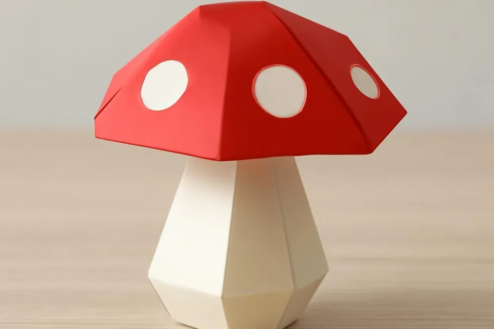 Як зробити грибочок з паперу: простий покроковий гід