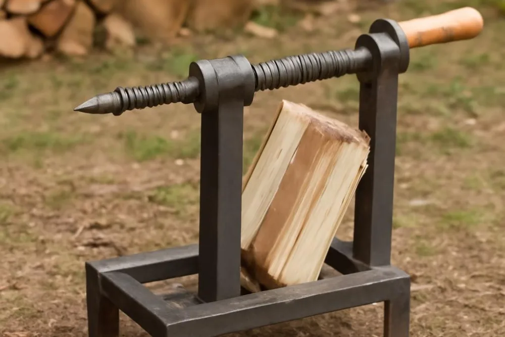Как сделать винтовой дровокол своими руками