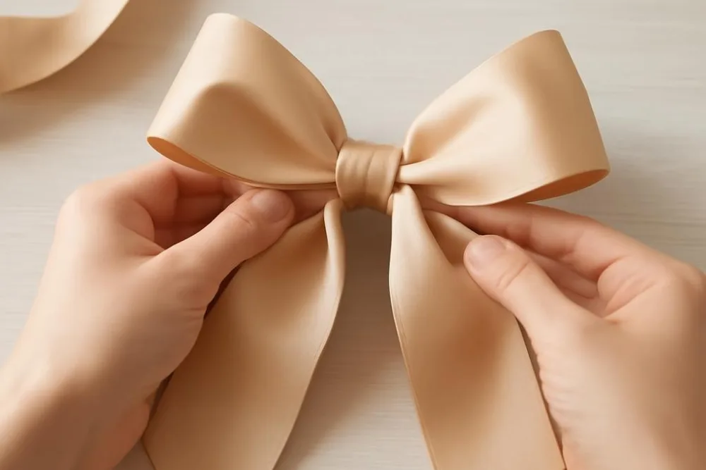 Як зробити великий бант зі стрічки: прості кроки для ефектного декору